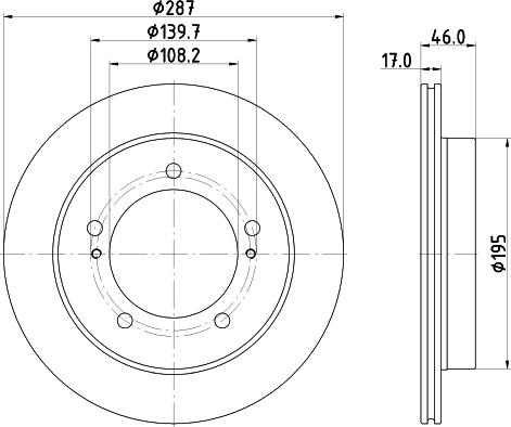 HELLA 8DD 355 132-911 - Discofreno www.autoricambit.com