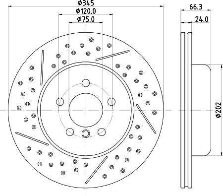 HELLA 8DD 355 132-821 - Discofreno www.autoricambit.com