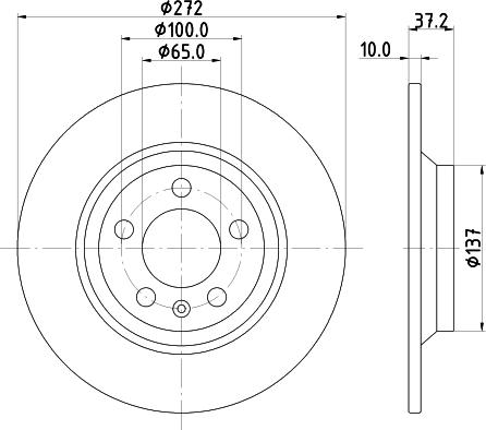 HELLA 8DD 355 132-701 - Discofreno www.autoricambit.com