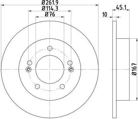 HELLA 8DD 355 118-301 - Discofreno www.autoricambit.com