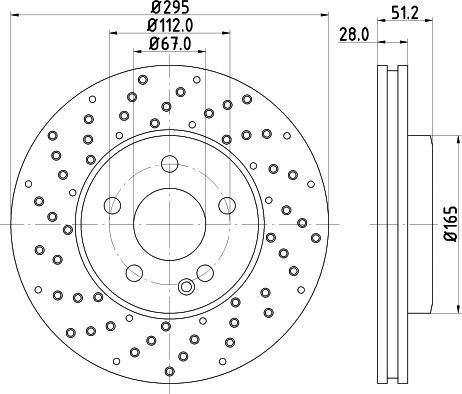 HELLA 8DD 355 129-681 - Discofreno www.autoricambit.com