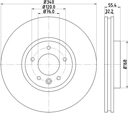 HELLA 8DD 355 129-251 - Discofreno www.autoricambit.com