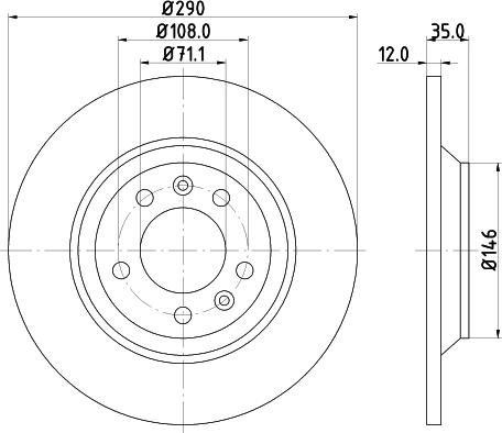 HELLA 8DD 355 124-541 - Discofreno www.autoricambit.com