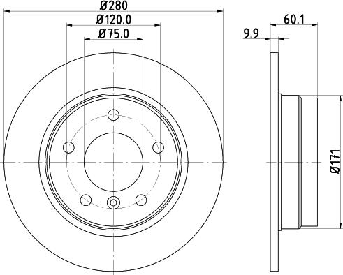 HELLA 8DD 355 124-611 - Discofreno www.autoricambit.com