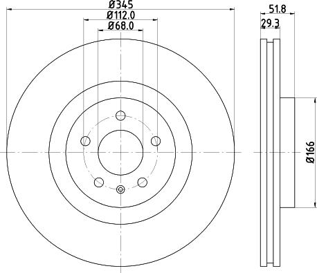 HELLA 8DD 355 124-061 - Discofreno www.autoricambit.com