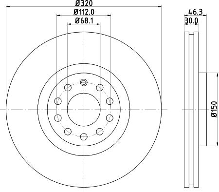 HELLA 8DD 355 124-191 - Discofreno www.autoricambit.com