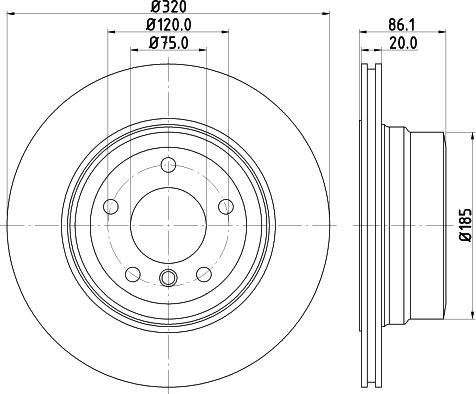 HELLA 8DD 355 124-351 - Discofreno www.autoricambit.com