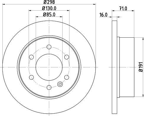 HELLA 8DD 355 124-321 - Discofreno www.autoricambit.com