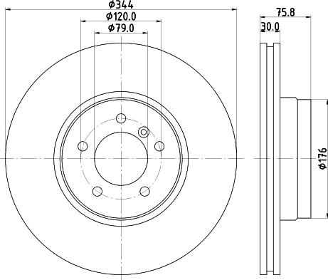 HELLA 8DD 355 124-251 - Discofreno www.autoricambit.com