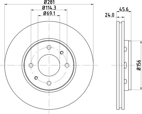 HELLA 8DD 355 124-781 - Discofreno www.autoricambit.com