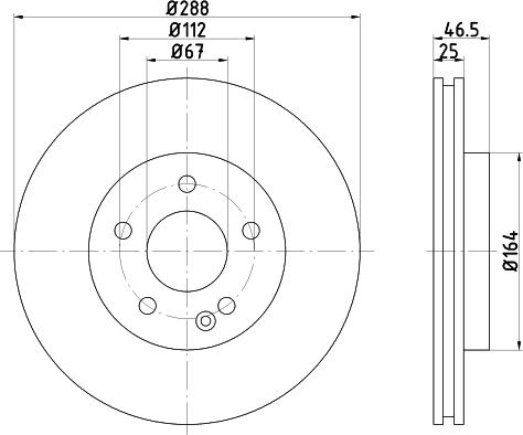 HELLA 8DD 355 125-541 - Discofreno www.autoricambit.com