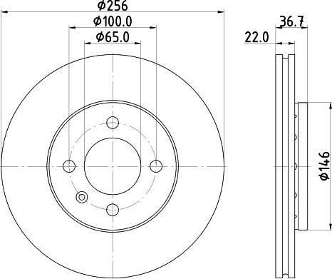 HELLA 8DD 355 125-391 - Discofreno www.autoricambit.com