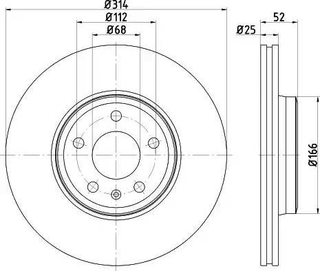 HELLA 8DD 355 125-201 - Discofreno www.autoricambit.com