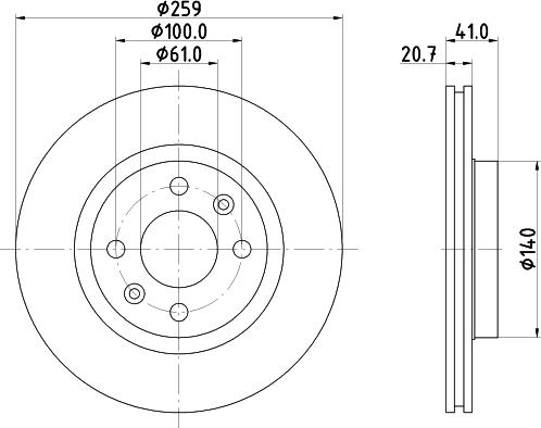 HELLA 8DD 355 134-191 - Discofreno www.autoricambit.com