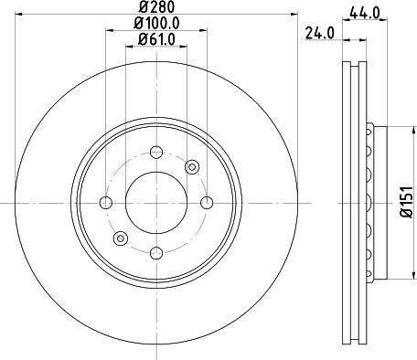 HELLA 8DD 355 126-811 - Discofreno www.autoricambit.com