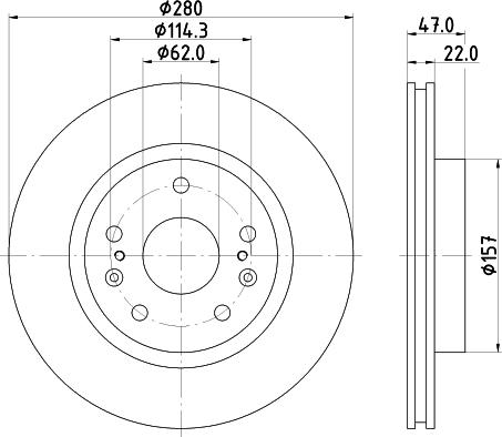 HELLA 8DD 355 120-521 - Discofreno www.autoricambit.com