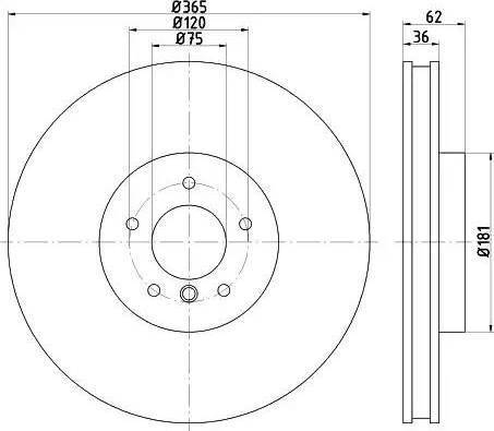 HELLA 8DD 355 121-451 - Discofreno www.autoricambit.com