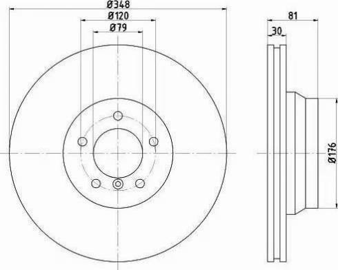 HELLA 8DD 355 121-131 - Discofreno www.autoricambit.com