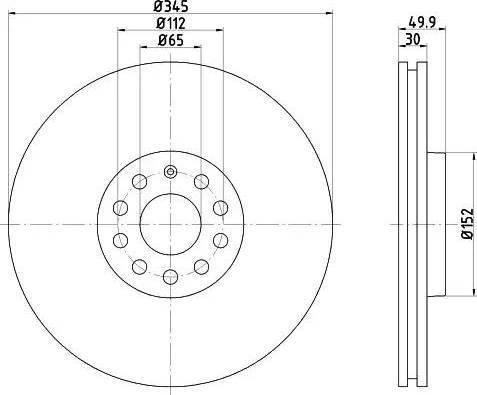 HELLA 8DD 355 121-271 - Discofreno www.autoricambit.com