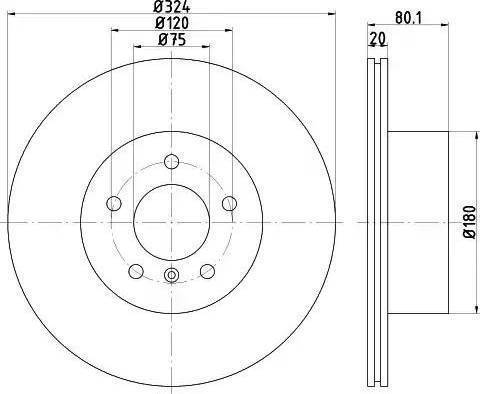 HELLA 8DD 355 121-761 - Discofreno www.autoricambit.com