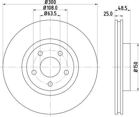 HELLA 8DD 355 128-471 - Discofreno www.autoricambit.com