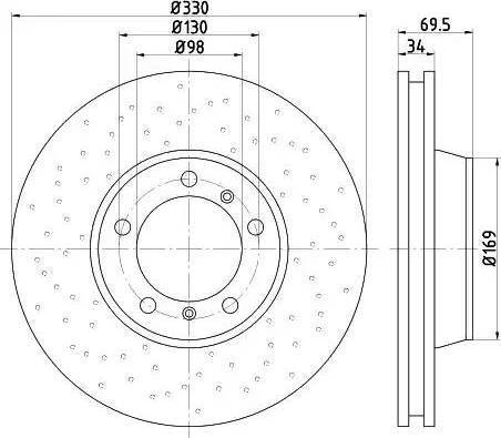 HELLA 8DD 355 121-601 - Discofreno www.autoricambit.com