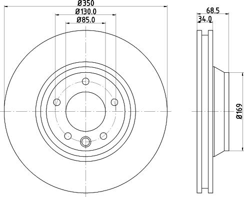 HELLA 8DD 355 128-071 - Discofreno www.autoricambit.com