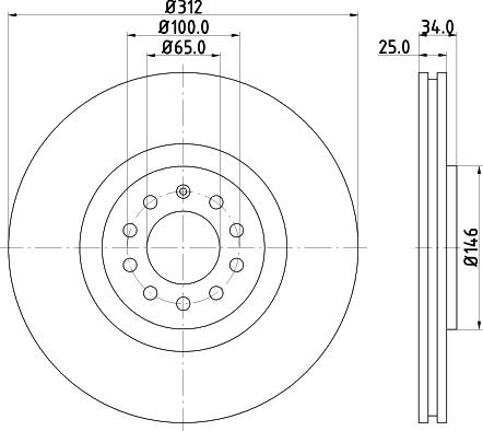 HELLA 8DD 355 123-941 - Discofreno www.autoricambit.com