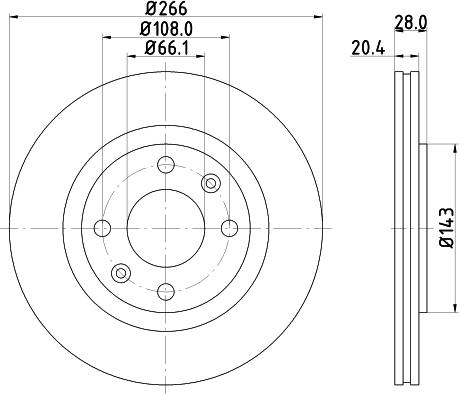 HELLA 8DD 355 123-961 - Discofreno www.autoricambit.com