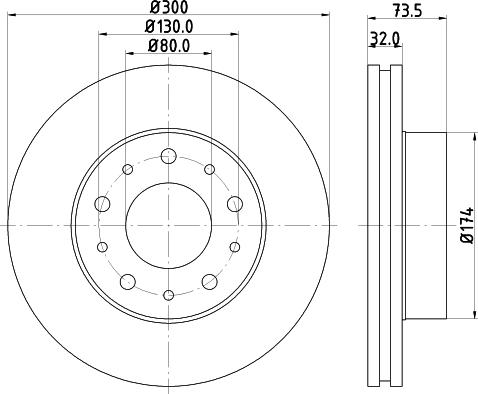 HELLA 8DD 355 123-901 - Discofreno www.autoricambit.com