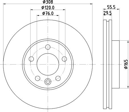 HELLA 8DD 355 123-511 - Discofreno www.autoricambit.com