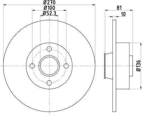 HELLA 8DD 355 113-491 - Discofreno www.autoricambit.com