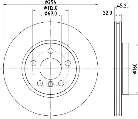 HELLA 8DD 355 122-651 - Discofreno www.autoricambit.com