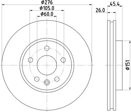 HELLA 8DD 355 122-841 - Discofreno www.autoricambit.com