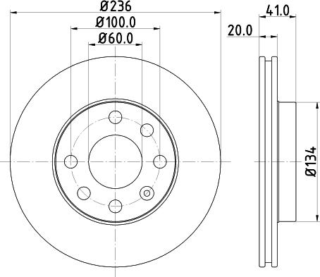 HELLA 8DD 355 127-001 - Discofreno www.autoricambit.com