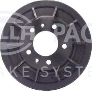 HELLA 8DT 355 301-021 - Tamburo freno www.autoricambit.com