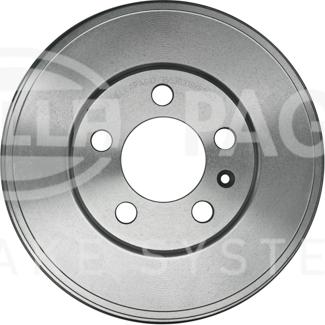 HELLA 8DT 355 303-181 - Tamburo freno www.autoricambit.com