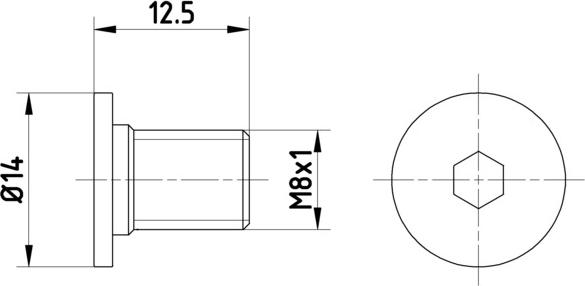 HELLA 8DZ 355 209-021 - Bullone, Disco freno www.autoricambit.com