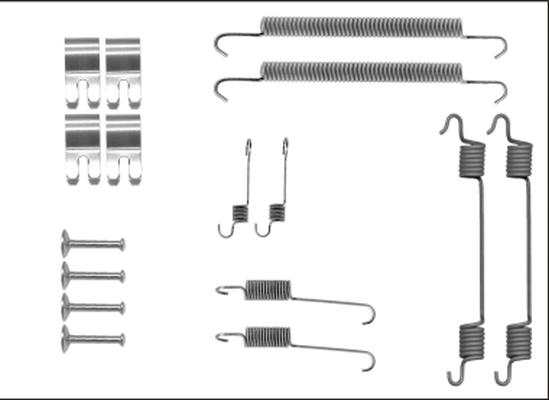 HELLA 8DZ 355 205-841 - Accessori, freno a tamburo www.autoricambit.com