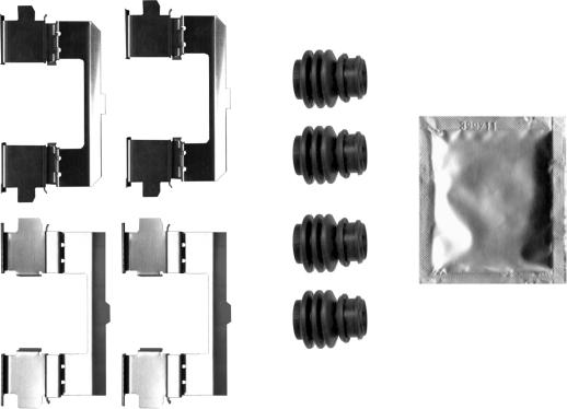 HELLA 8DZ 355 206-451 - Kit accessori, Pastiglia freno www.autoricambit.com