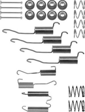 HELLA 8DZ 355 200-501 - Accessori, freno a tamburo www.autoricambit.com