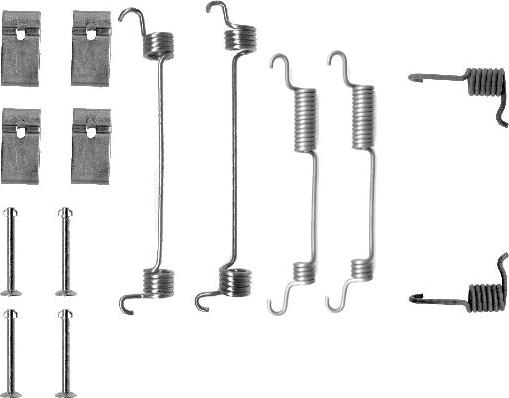 HELLA 8DZ 355 200-321 - Accessori, freno a tamburo www.autoricambit.com