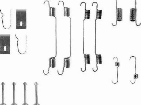 HELLA 8DZ 355 200-281 - Accessori, freno a tamburo www.autoricambit.com