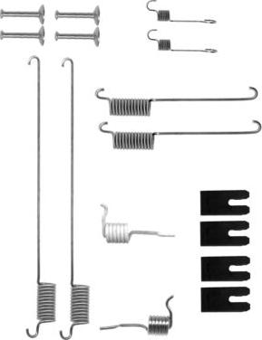 HELLA 8DZ 355 200-721 - Accessori, freno a tamburo www.autoricambit.com