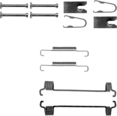 HELLA 8DZ 355 201-961 - Kit accessori, Ganasce freno stazionamento www.autoricambit.com