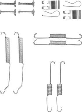 HELLA 8DZ 355 201-031 - Accessori, freno a tamburo www.autoricambit.com