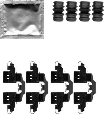 HELLA 8DZ 355 203-881 - Kit accessori, Pastiglia freno www.autoricambit.com