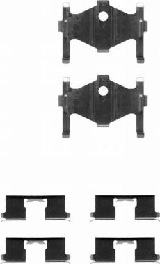 HELLA 8DZ 355 202-521 - Kit accessori, Pastiglia freno www.autoricambit.com