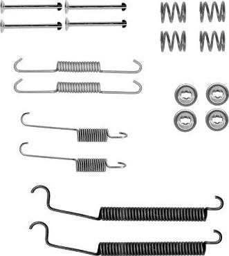 HELLA 8DZ 355 202-091 - Accessori, freno a tamburo www.autoricambit.com