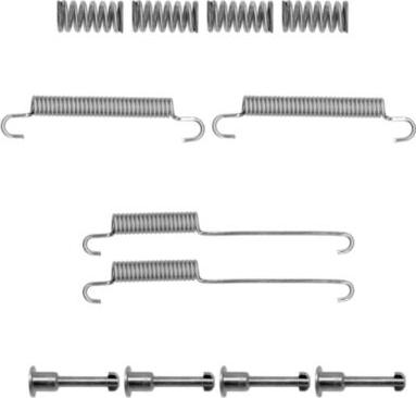 HELLA 8DZ 355 202-021 - Kit accessori, Ganasce freno stazionamento www.autoricambit.com